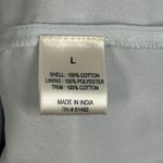 Tantrums Boho Dress Women's L Light Blue Cotton Lace‎ Trim Summer Festival Size L Photo 5