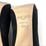 Jimmy Choo  black suede heel booties, made in Italy, 39.5 Photo 14