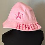Jeffree Star Pink Fleece Embroidered Bucket Hat NWOT Photo 0
