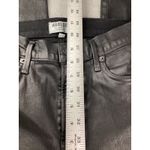 AGOLDE Womens Black Coated Skinny Jeans Pants Size 27 Photo 2