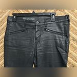 Madewell  Women's Coated Black Jeans,Faux Leather,Size 29 Photo 1