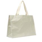 Sunnylife Carryall Beach Bag in La Palma Sage Stipe New Womens Tote Shopper Green Photo 8