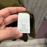 Madewell  Olive Green Whisper VNeck Pocket Cotton Tshirt Womens Size Small Photo 2