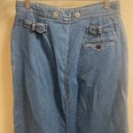 Ralph Lauren Size 10 medium 90s  Country Denim Midi Skirt Photo 6