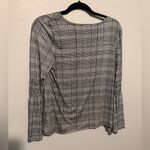Signature Studio  Black and White Plaid Blouse Photo 1