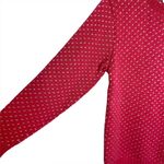 Prego Red Crew Neck Knit Cotton Sweater USA Photo 1