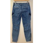 L'Agence L’AGENCE Patton Skinny Cargo Jeans Solway Side Zip Mid Rise Moto Stretch Photo 6