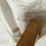 J. Crew Shirt Womens Large White Cotton Western Pearl Snap Long Sleeve Rodeo Photo 14