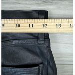 AGOLDE  Roxanne Leatherette‎ High Rise Leather Pants Jeans in Black Women's Sz 24 Photo 5
