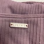 LILIAS SPORTS Bra Ribbed Knit Size Medium Lavender‎ Purple Photo 6