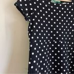 Anthropologie  Postmark Polka Dot Dress Black and White size S Photo 5
