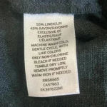 Abound Black  linen blend loose shorts in size small Photo 3