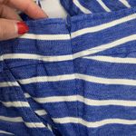 Vineyard Vines Size 2 Shorts Linen Blend Nautical Striped Pleated Front Women’s Photo 5