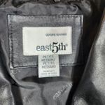 East 5th Vintage  Leather Jacket Women’s Black Size Medium Petite Classic Biker Photo 3