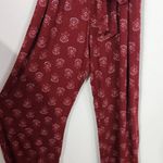 Market & Spruce Burgundy Jumpsuit NWT Size Small Sleeveless Jumpsuit Floral Photo 3