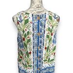 Haute Hippie New Sleeveless Button Back Boho Floral Multi Print Tank Top Small Photo 3