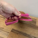 ALOHAS  Indiana Mule High Heel Suede Sandals Fuchsia Pink Photo 2