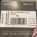 Eddie Bauer adventurer 3 shirt in purple orchid NWT Photo 3