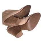 Enzo Angiolini  Beige Ankle Suede Booties Size 8.5 Photo 4