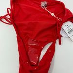 PQ Swim Red Embroidered Heart Bikini Bottoms Photo 3