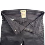 L'Agence L´AGENCE Mid Rise Coated Skinny Jeans Black Size 26 Split Ankle Photo 7