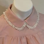 Miu Miu  Silk Blouse sz 42 Peter Pan Collar Cottagecore dainty Photo 8