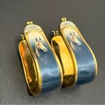 Rare DANBURY MINT Blue Enameled Horse Head Portrait Gold Photo 4