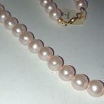 Vintage Elegant Pink Faux Pearl Classic Boho Necklace Photo 4