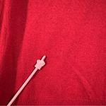 Vintage Sonia Rykiel Knits Square Cutout Neckline Red Wool Blend Sweater Size M Photo 2