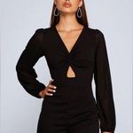Windsor COPY -  Black Long Sleeve Romper Photo 0