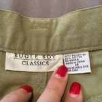 Bugle Boy Vintage  Green Pleated Slacks Photo 7