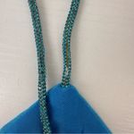 Meshki  Teal Rhinestone Strap Top Photo 5