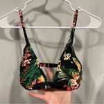 DIXXON NWT tropical gili tanning suit bikini top swim surf beach pool triangle Black Size M Photo 5