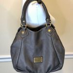 Marc Jacobs Grey Leather Top Handle Crossbody Women’s Workwear Satchel Tote Photo 14