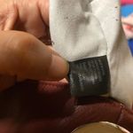 Women's Red Faux Leather Silver Photo 9