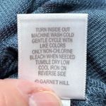 Garnet Hill  Slate‎ Blue Navy Striped Tunic XL Hankerchief Hem Boho Popover Photo 7