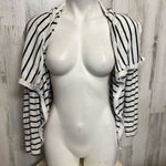 Stripped zip up sweater Black Size XL Photo 0