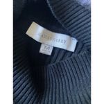 Madison Grey Women's Black Sleeveless‎ Mock Turtleneck Medium Sweater Classic Photo 3
