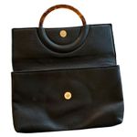 BP  Nordstrom black faux leather clutch Photo 1