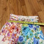 Zimmermann  NWT Raie Tuck Multi Floral Linen Belted Shorts Size 4 Photo 11