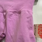 Free People Good Karma High waist Bike Shorts -Activeware- Lilac M/L NWT Photo 1