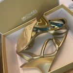 Michael Kors Nadina Wedge Leather Womens Shoes Size 6 Photo 1