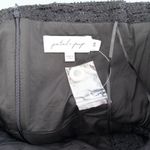 Petal and Pup  Womens Tweed Dress Size S Black Strapless Mini Bustier Chic‎ Party Photo 5