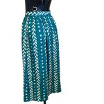 Jonathan Martin Vintage Teal Pleated Full Skirt Photo 3