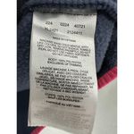 Columbia Pullover Women Medium Quarter Snap Fleece Blue Pink Collar Pockets Photo 6