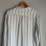 CP Shades  Linen Button Long Sleeve Tunic Dress Medium Photo 7