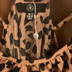 Missguided Cheetah Gathered Satin Mini Dress Photo 5