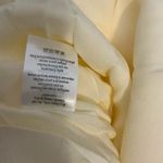 We Wore What  Cream Satin Puff Sleeve Dress Photo 6