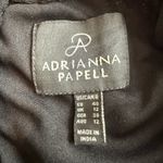 Adrianna Papell NWOT Women's Elegant Maxi Black Evening Gown Size US 8 Beaded Photo 6