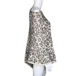 Nardi & Tagliaferri‎ Sweater Womens One Size Tan Gray Poncho Cheetah Classic Photo 1